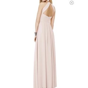 Social Bridesmaids Matte Chiffon Gown